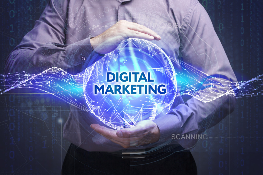 digital marketing in a sphere